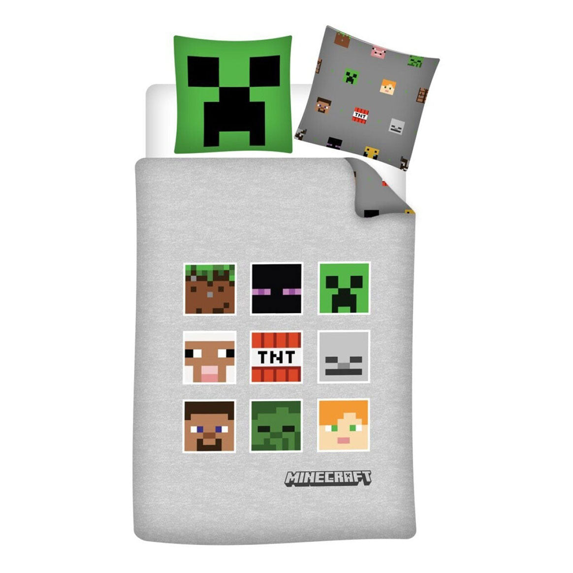 Bettbedeckung Minecraft Microphaser, 140x200 cm