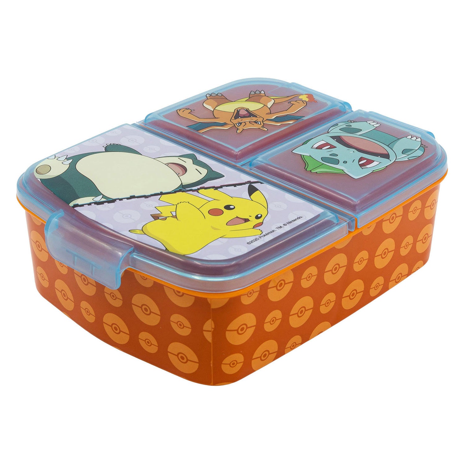 Pokémon-Brotbehälter mit 3 Fächern