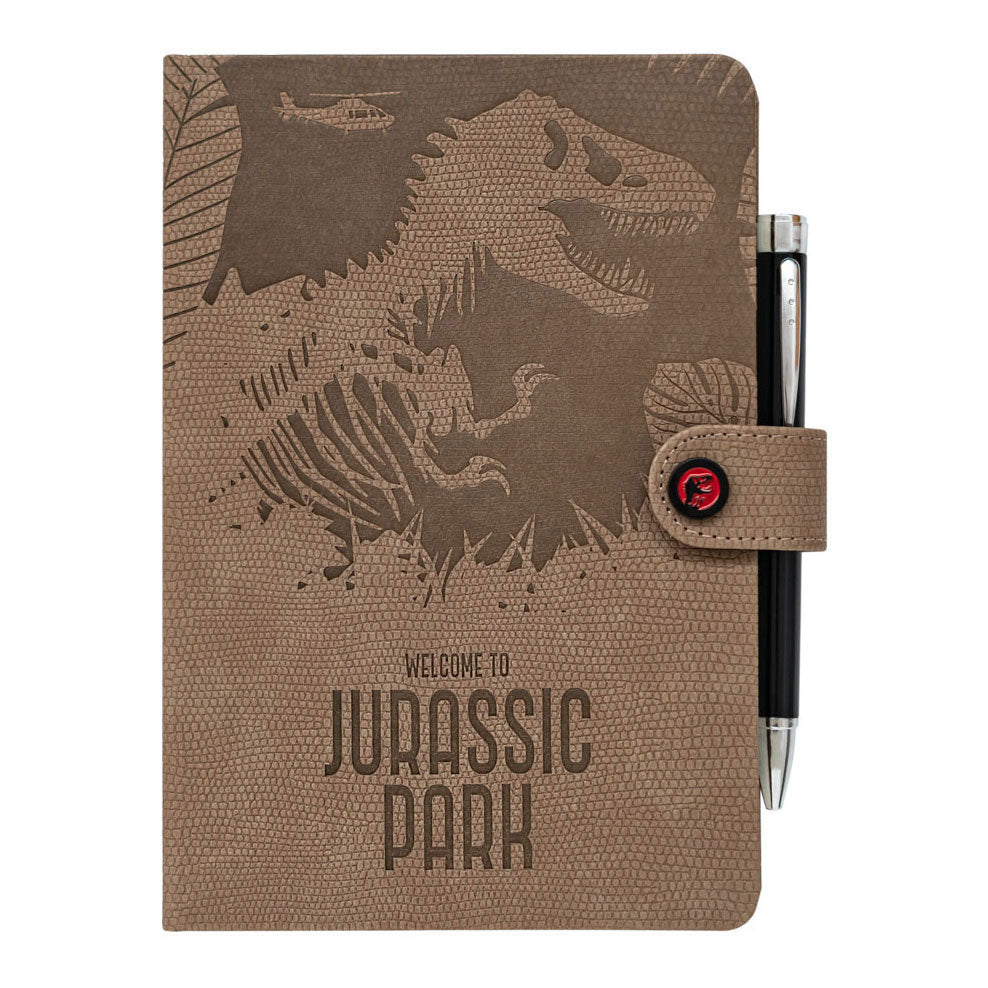 Premium notitieboek a5 jurassic park met pen