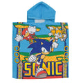 Sonic Frotteeponcho aus Baumwolle, 55 x 110 cm