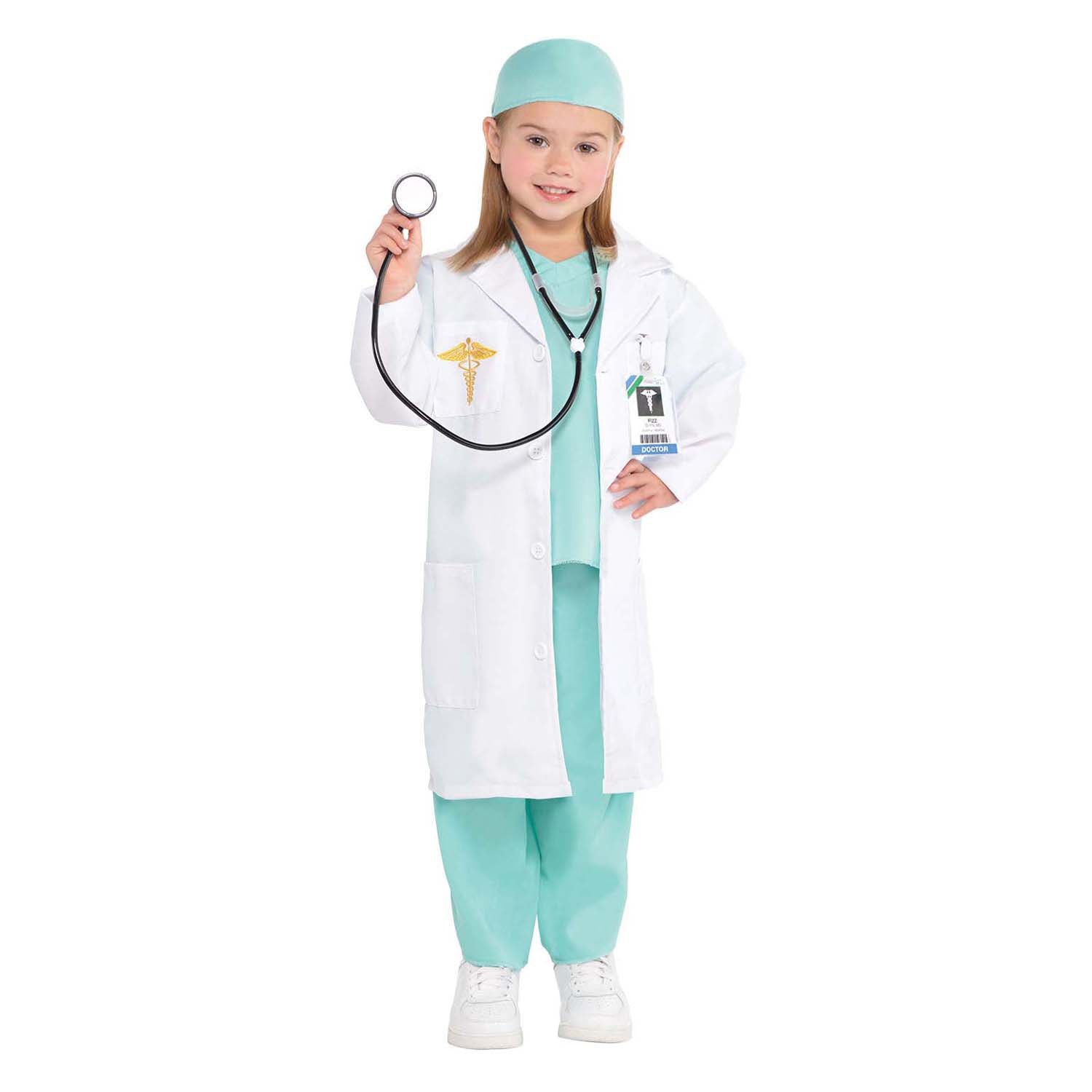 Kinderkostuum dokter meisje - 6-8 jaar