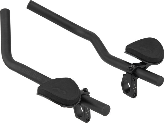 Bbb cycling opzetstuur racefiets - verstelbaar ligstuur aluminium - opzetstuur met armsteun - tijdritstuur - triathlon stuur - compatibel met 25.4 of 31.8mm fietsstuur - aerobase bhb-52
