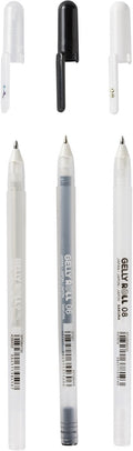 Sakura gelly roll mixed set 3 clear zwart wit