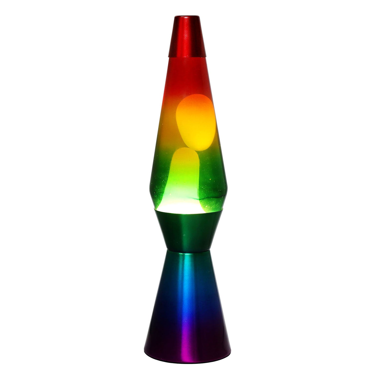 Lava-Lampe Regenbogen