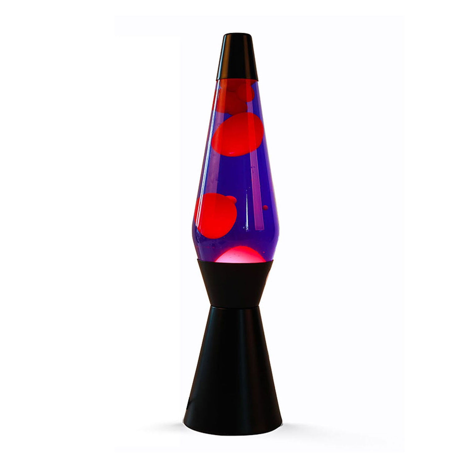 Lavalampe Schwarz Lila, 40 cm
