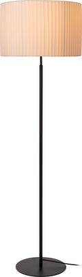 Lucide fold - vloerlamp - ø 45 cm - 1xe27 - wit - japandi