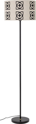 Bloomingville - selita vloerlamp - zwart - metaal