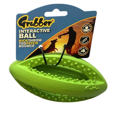 Happy Pet Grubber Interaktiver Rugbyball Mini, sortiert