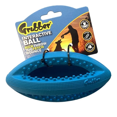 Happy Pet Grubber Interaktiver Rugbyball Mini, sortiert