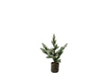 House of nature kerstboom met sneeuw in pot 37cm