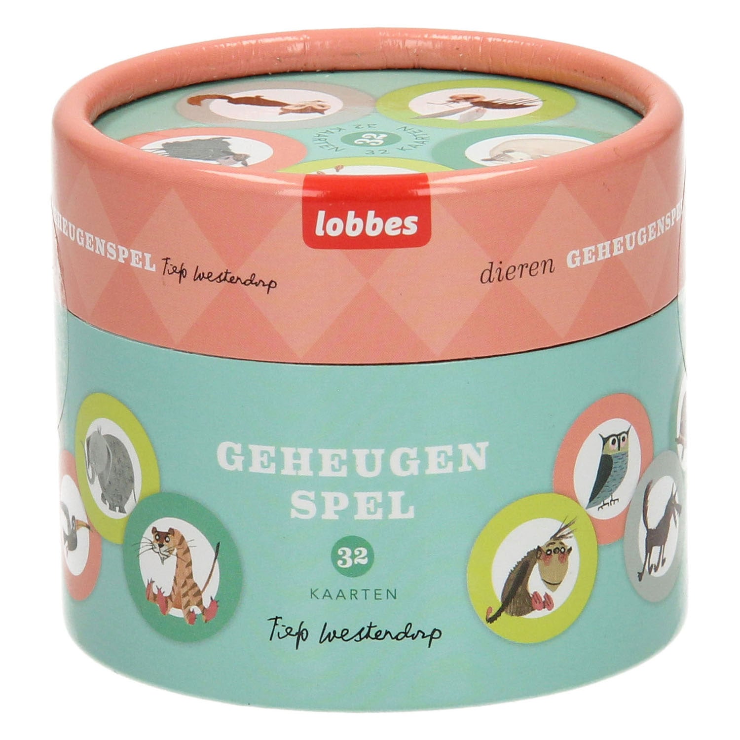 Lobbes Memo Spieltiere von Fiep, 32 Stück.