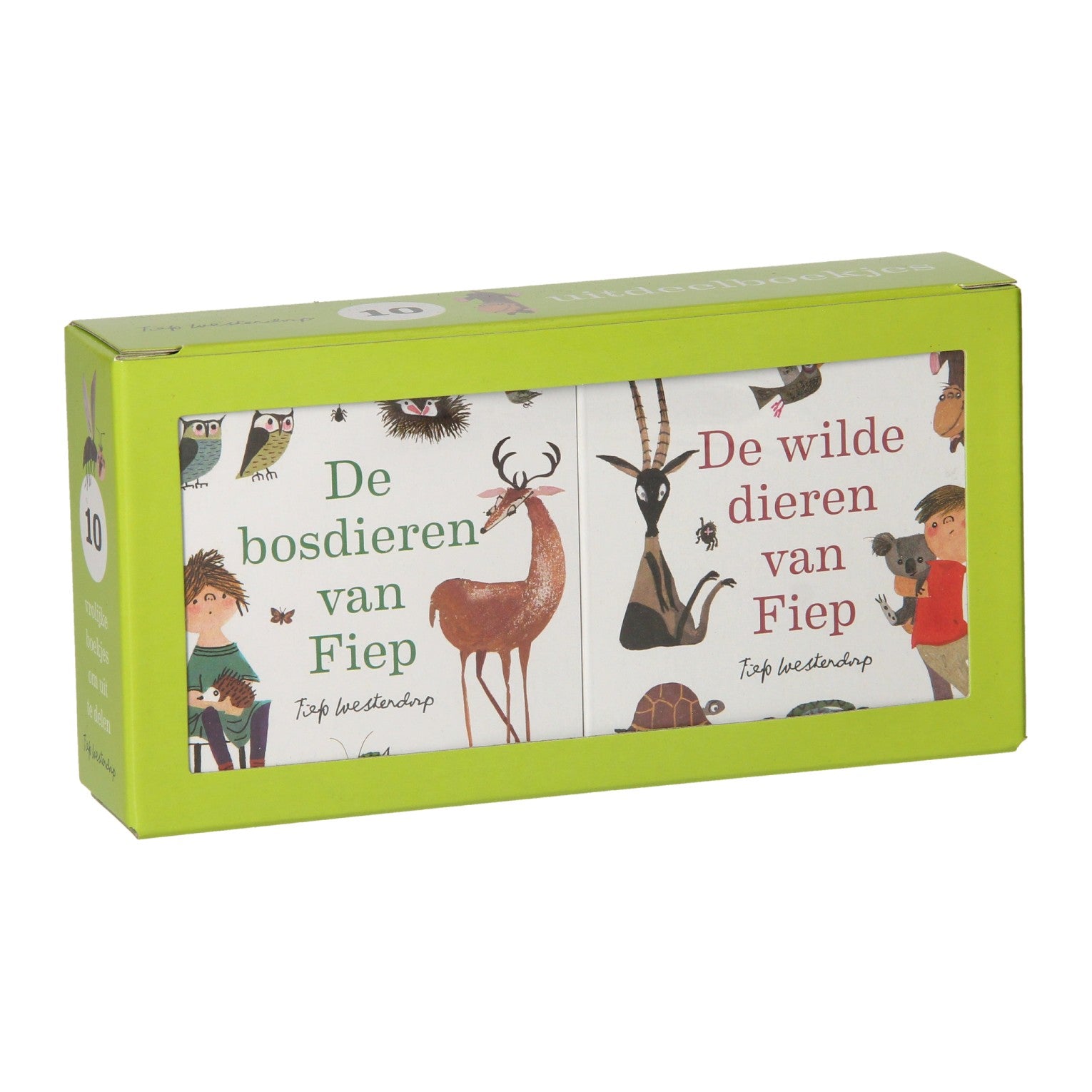 Wins Holland Handout-Broschüren: Tiere von Fiep Westendorp, 10 Stück.