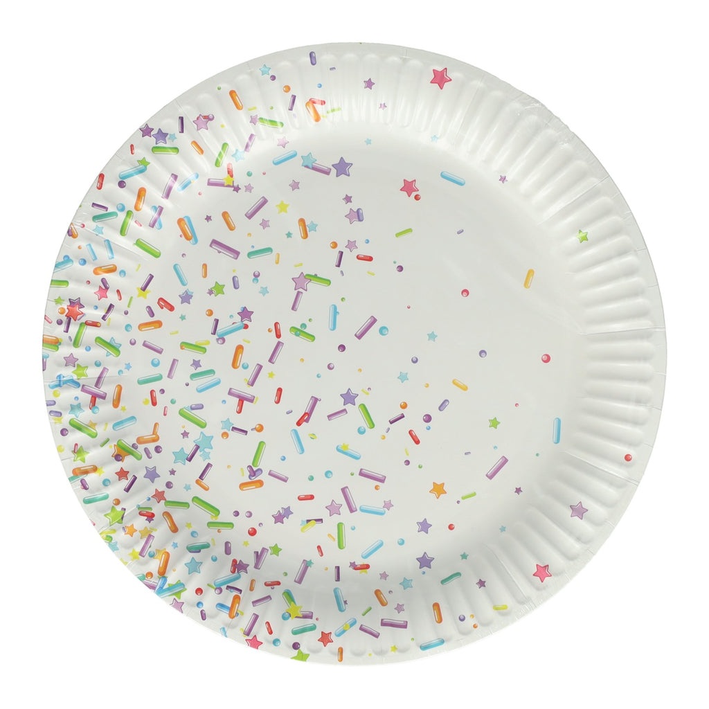 Pappteller für Partys, 23 cm, 10 Stück.