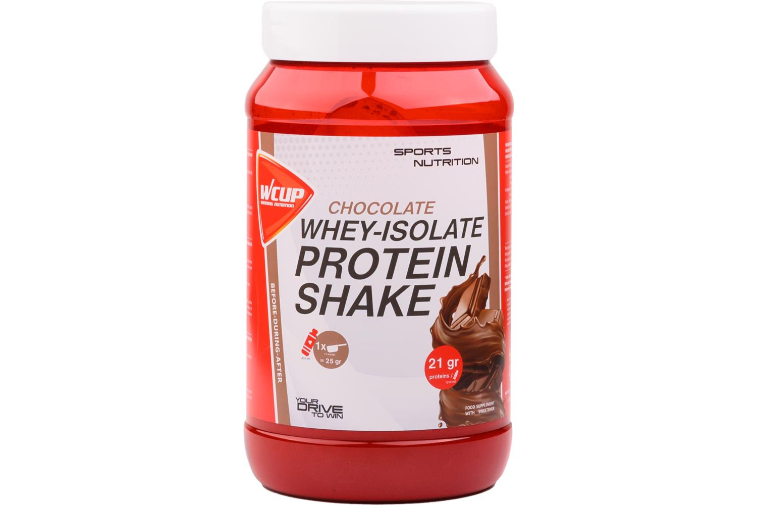 Wcup – Whey-Isolat-Proteinshake Schokolade 600 Gramm