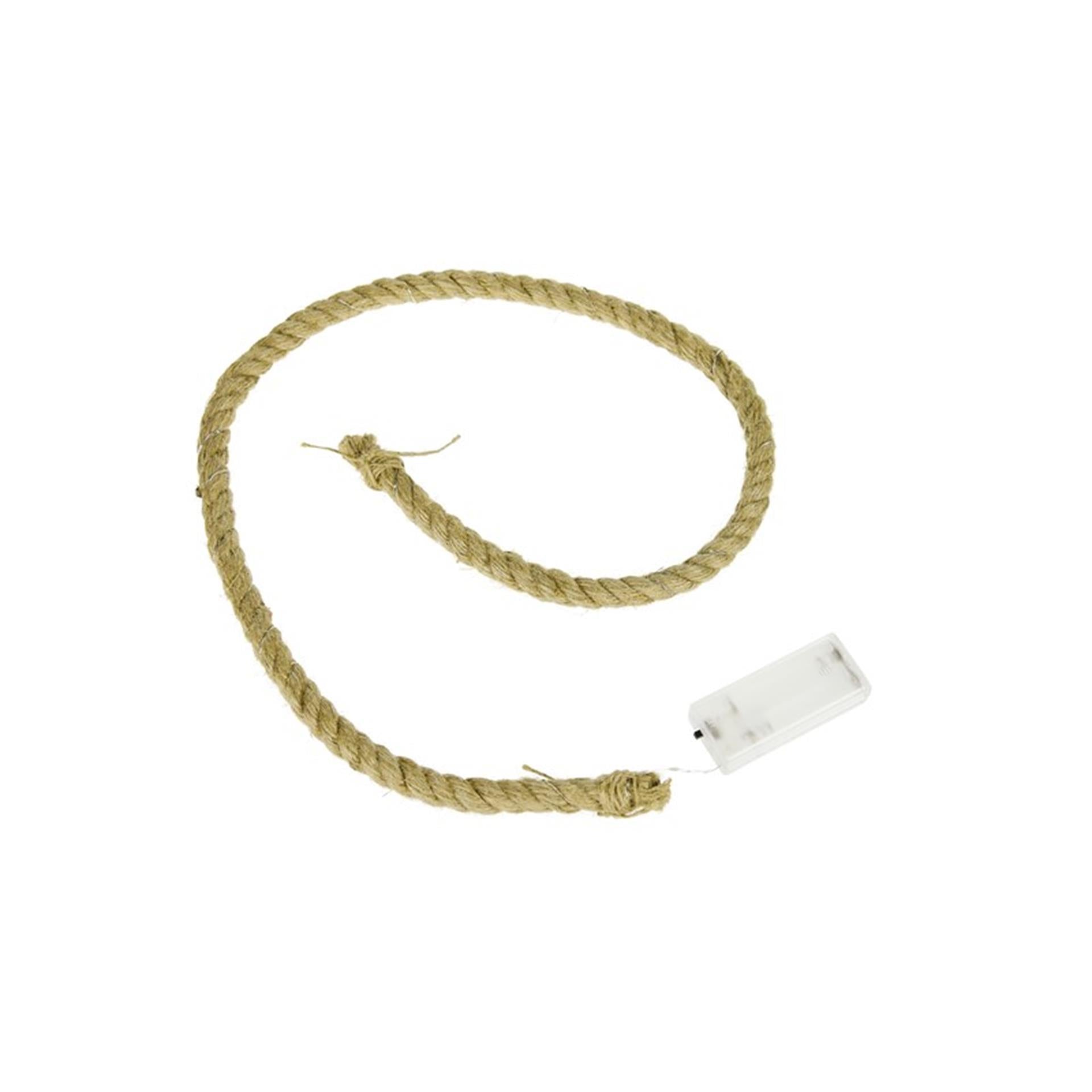 Naturel collections dijk natural collections jute touwverlichting 20 led 1 meter x1.2cm