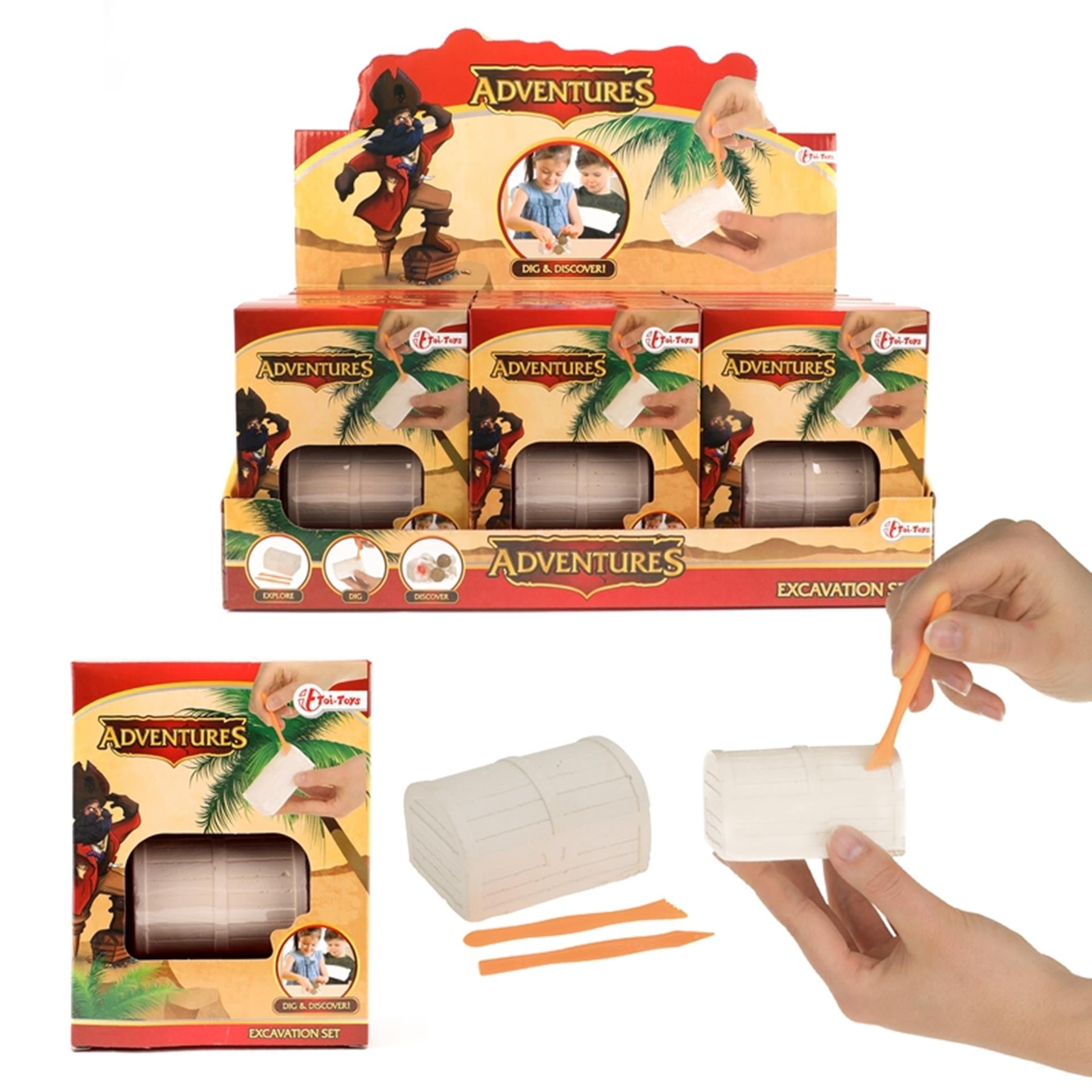Toi-Toys Ausgrabungsset Schatztruhe Pirat
