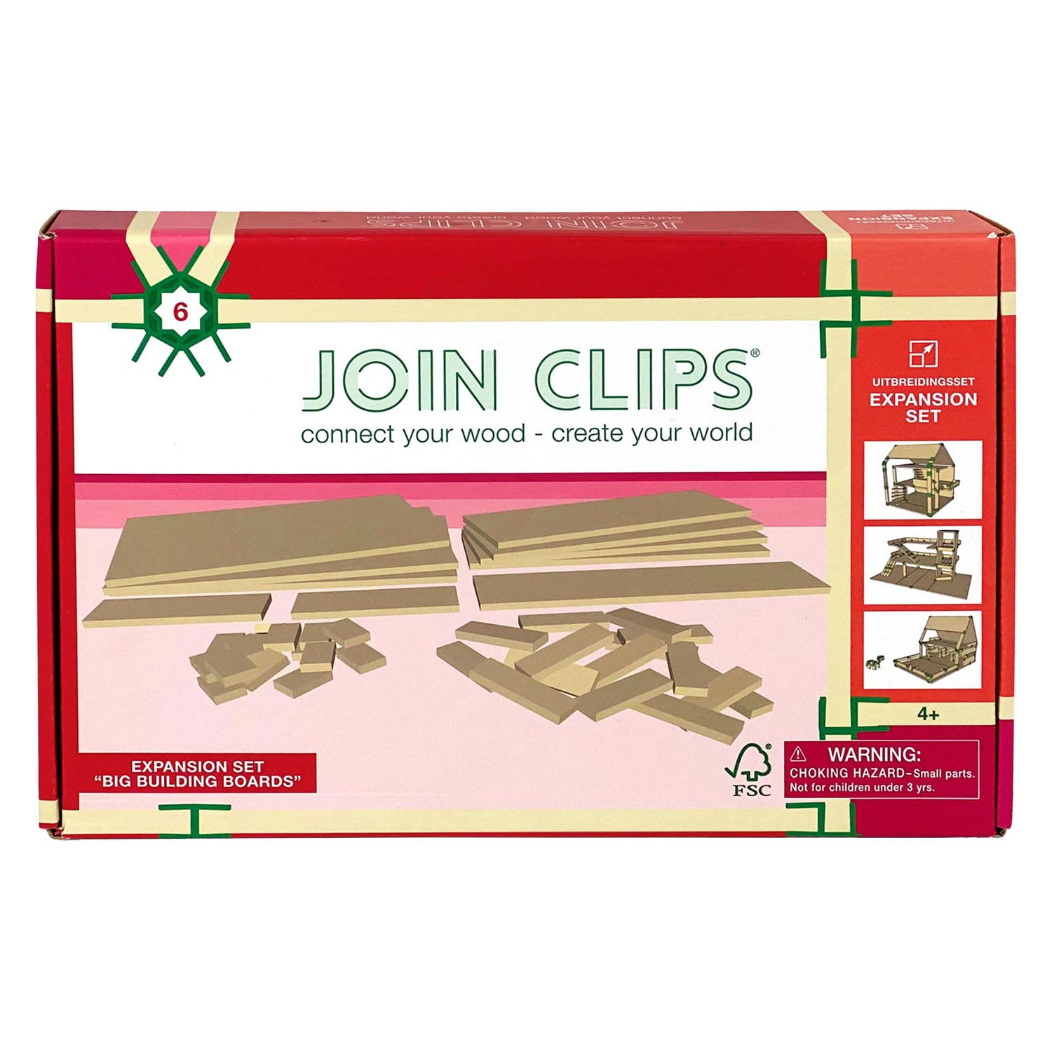 Verbinden Sie Clips-Erweiterungsset große Gebäudeplatten