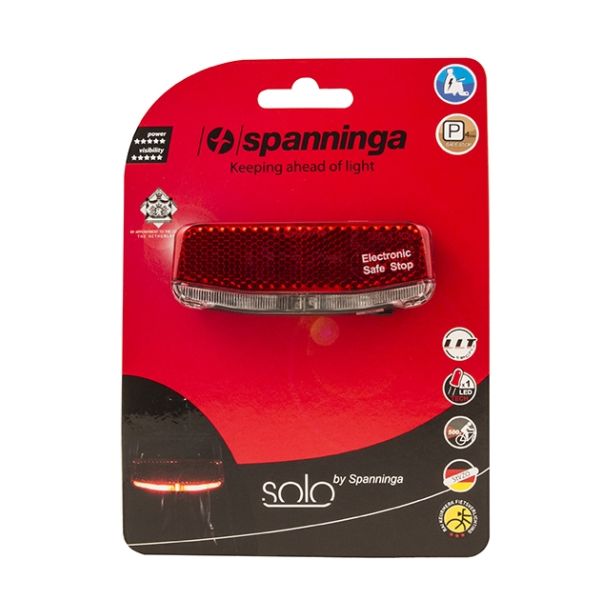 Spanninga Rücklicht Solo Batterie Autosensor XBA 50+80