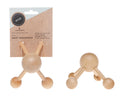 Source balance houten body massage vierpoot 9x13cm