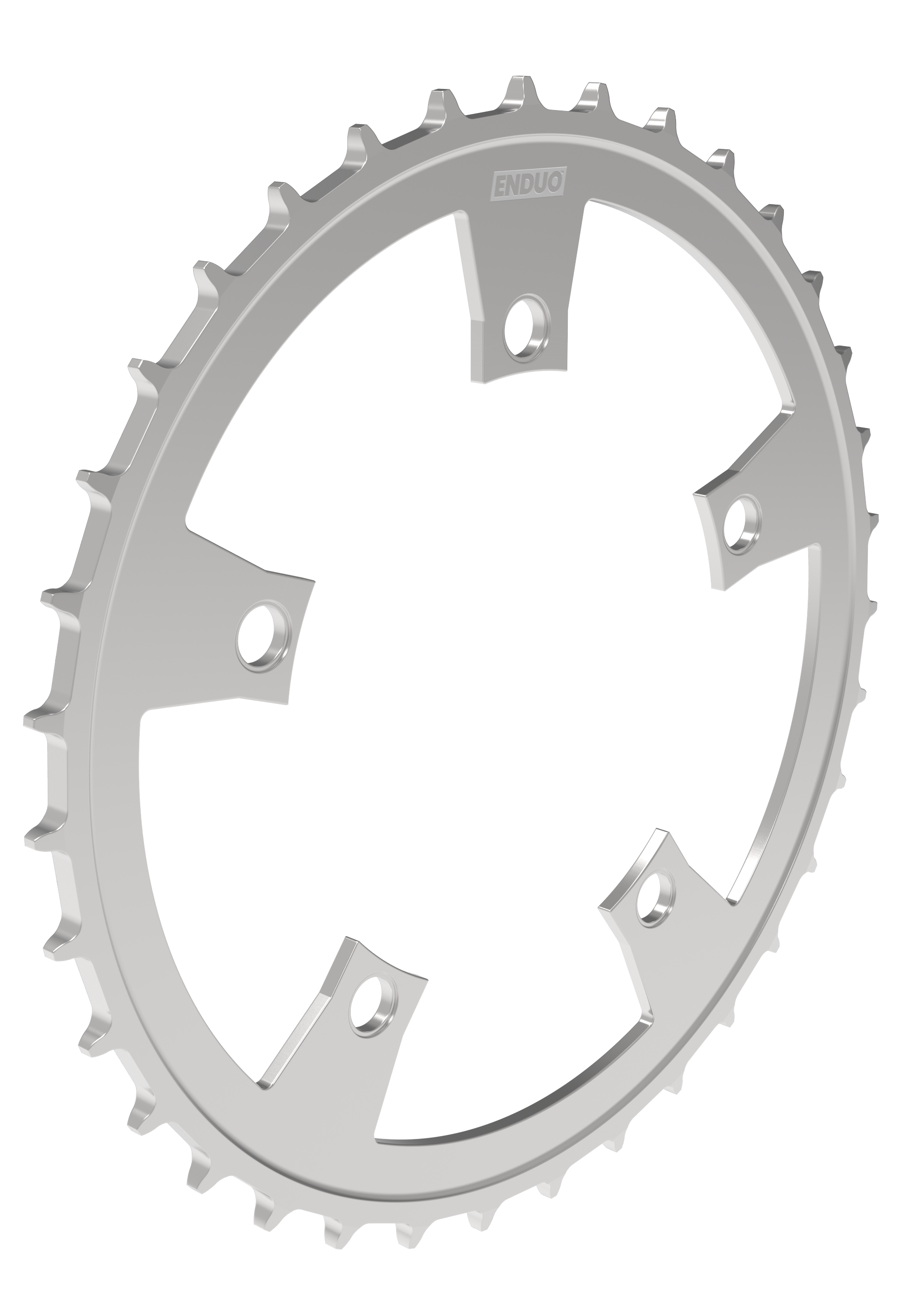 Kettingblad 58T Enduo Cargo 5-B 130-BCD Cl-46.7mm - zilver