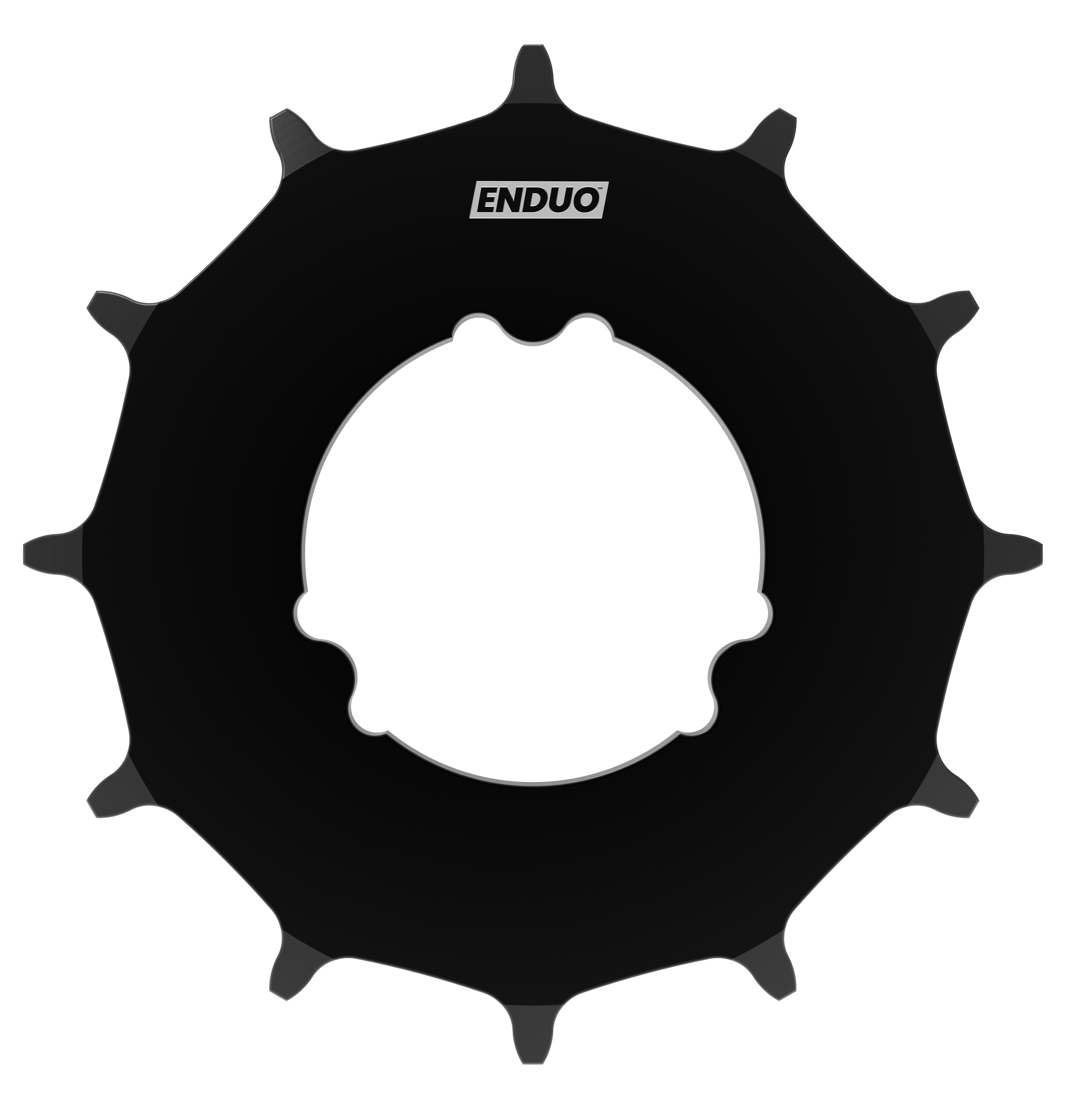 Enduo tandwiel 24t cargo nexus alfine - zwart