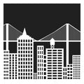 The crafter's workshop • template 15x15cm cityscape