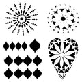 The crafter's workshop • template 30x30cm moroccan sun