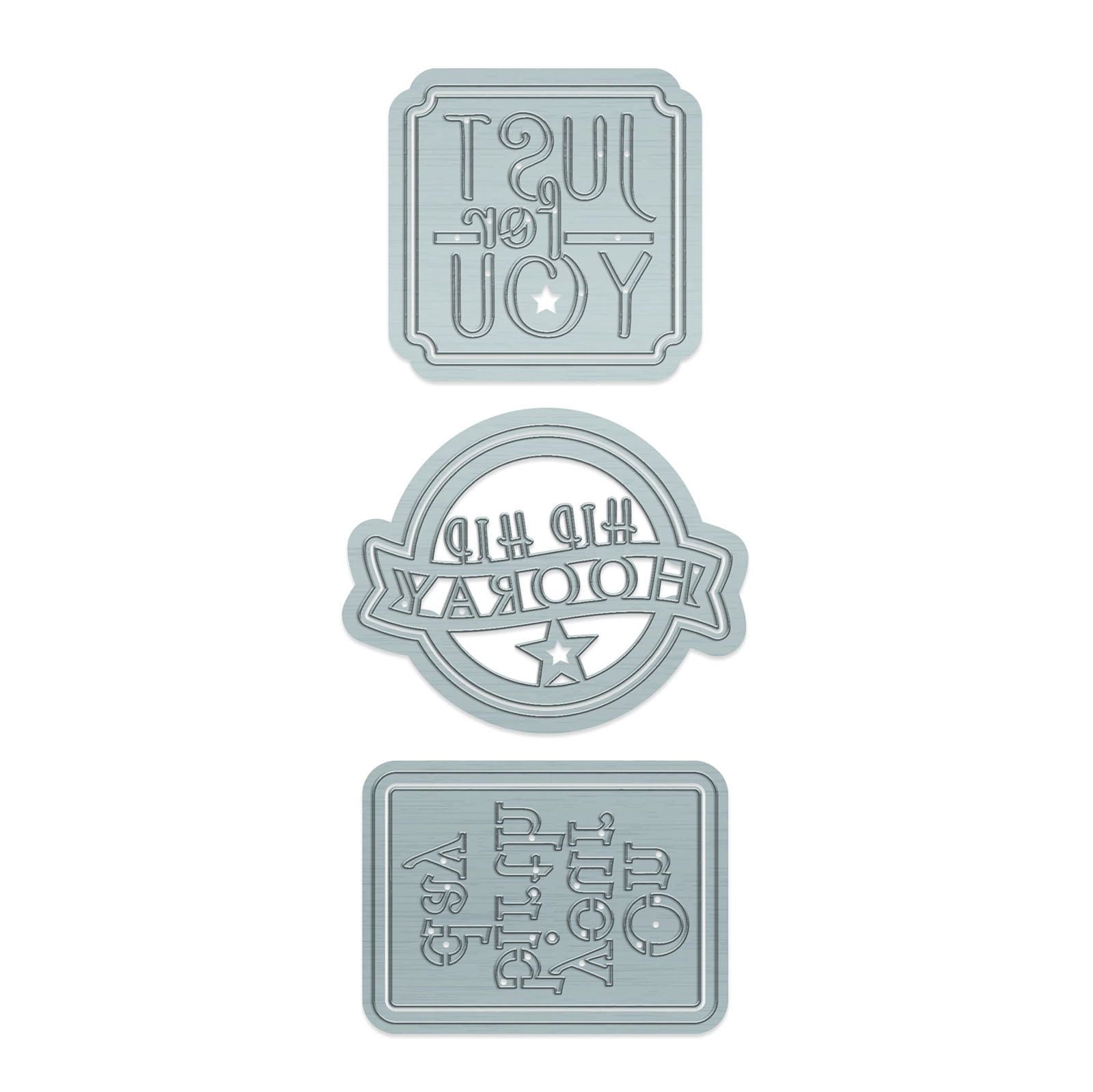 Tonic studios • essentials die set hooray summer sentiment