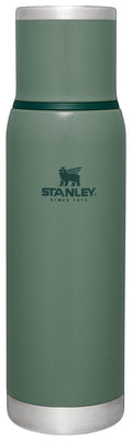 Stanley adventure to-go thermosfles 1l - 25 uur warm - 27 uur koud - lekvrij - geïsoleerd deksel - bpa-vrij - doorschenkstop om gecontroleerd te schenken - hammertone green
