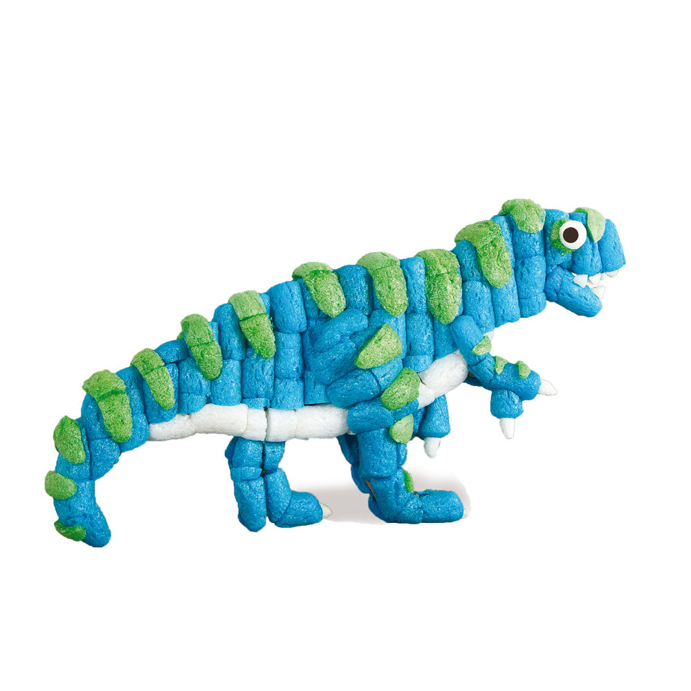 Playmais Dino-Karten zum Dekorieren, 4 Stück.