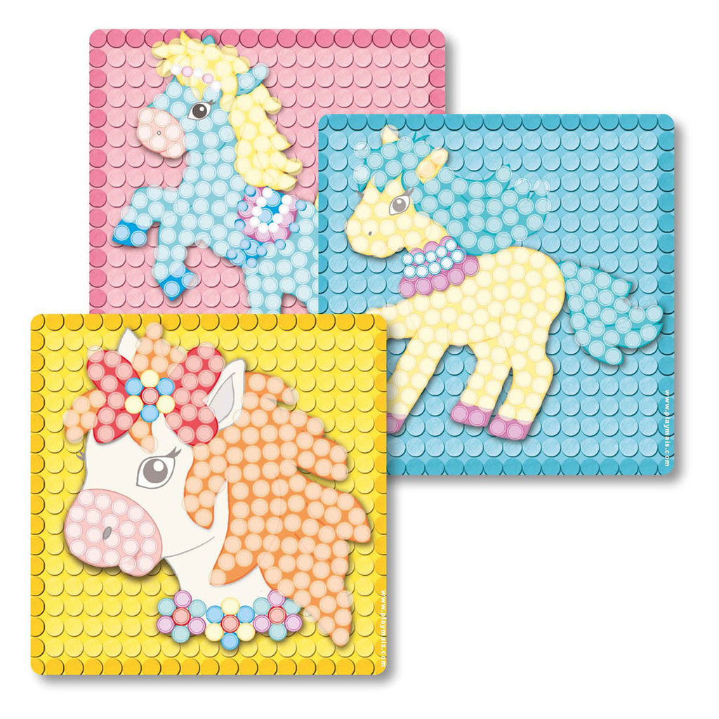 Playmais Mosaikkarten schmücken Traumpony
