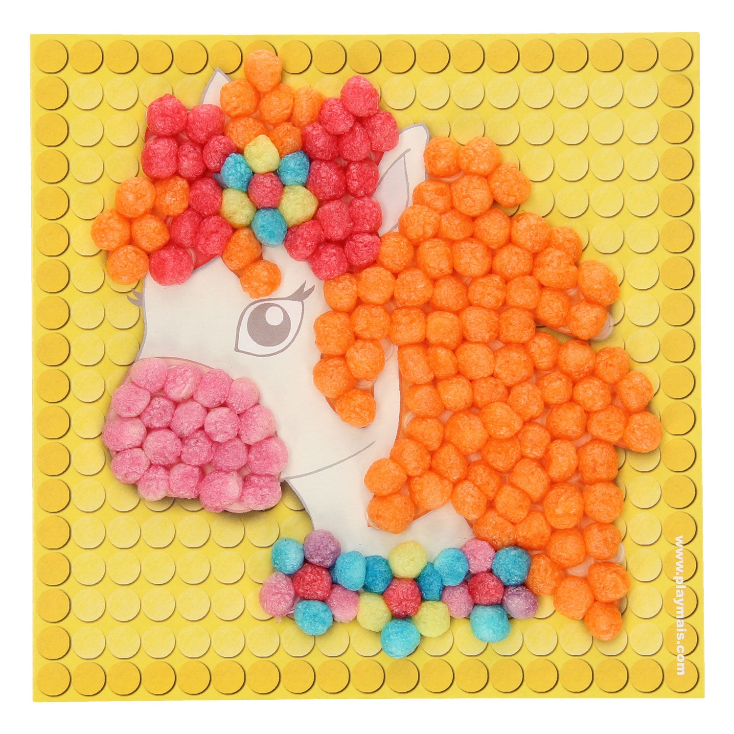 Playmais Mosaikkarten schmücken Traumpony