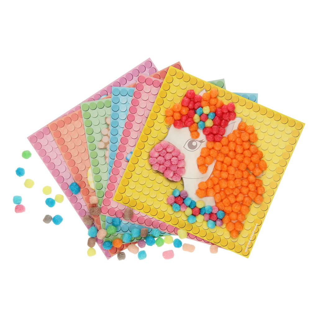 Playmais Mosaikkarten schmücken Traumpony