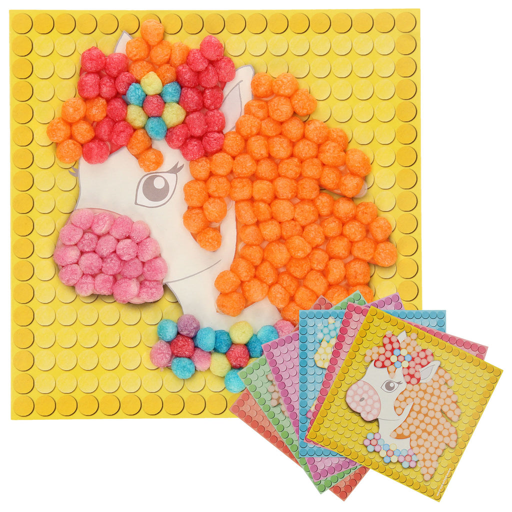 Playmais Mosaikkarten schmücken Traumpony