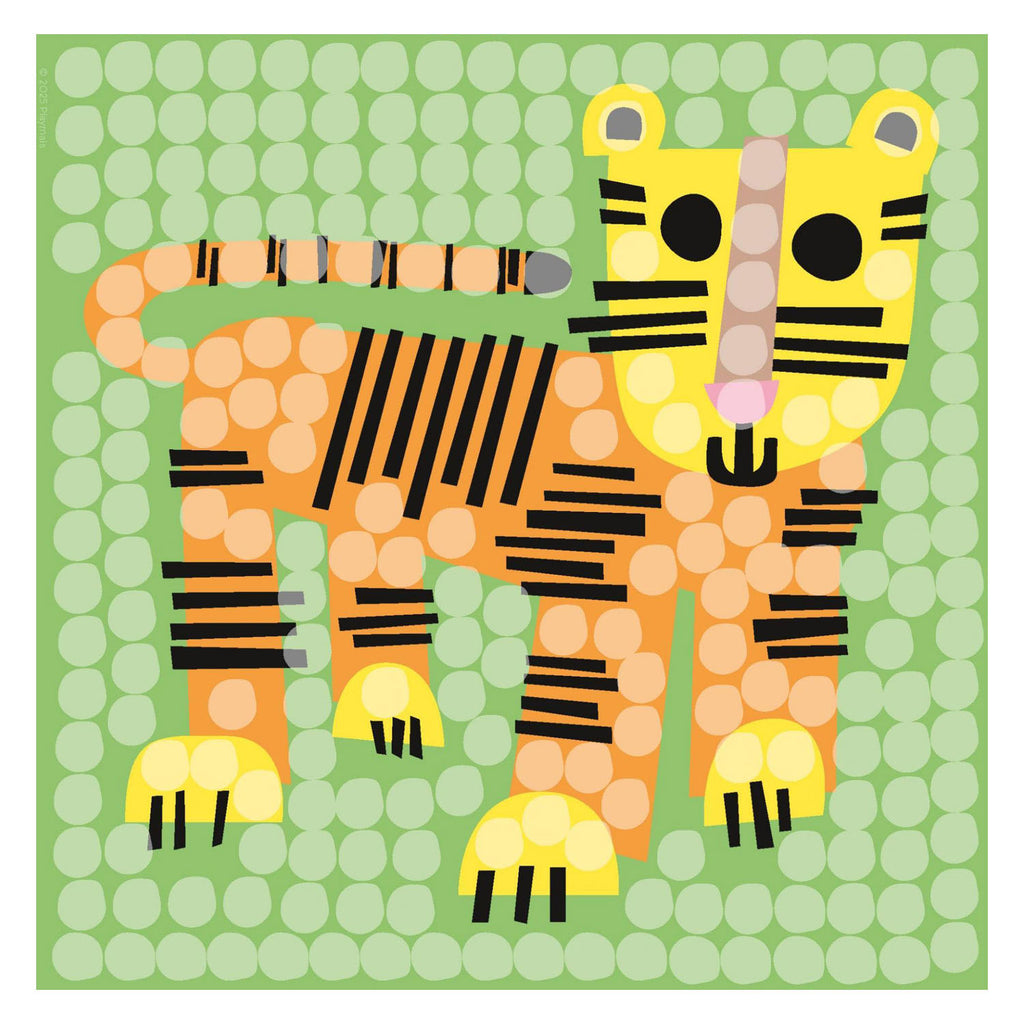 Playmais mosaic kaarten versieren zoo