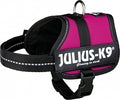 Julius k9 power-harnas tuig voor labels fuchsia