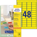 Avery etiketten zweckform l6041 geel 960 stuks