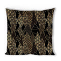 Ambiente kussenhoes luxury trees zwart -40x40cm -100% katoen