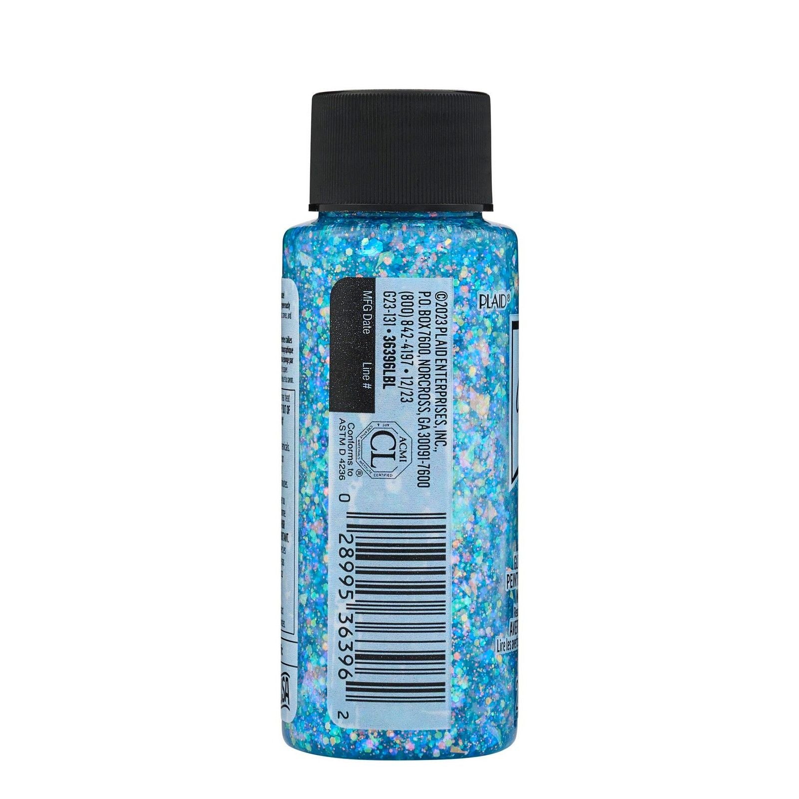 Folkart • glitterific pastels acrylic paint blue 59ml