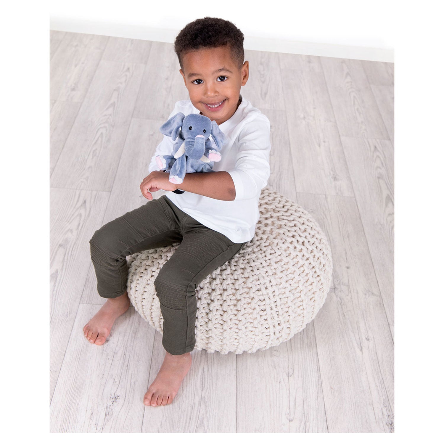 Beleduc Handpuppe Kind Elefant Deluxe