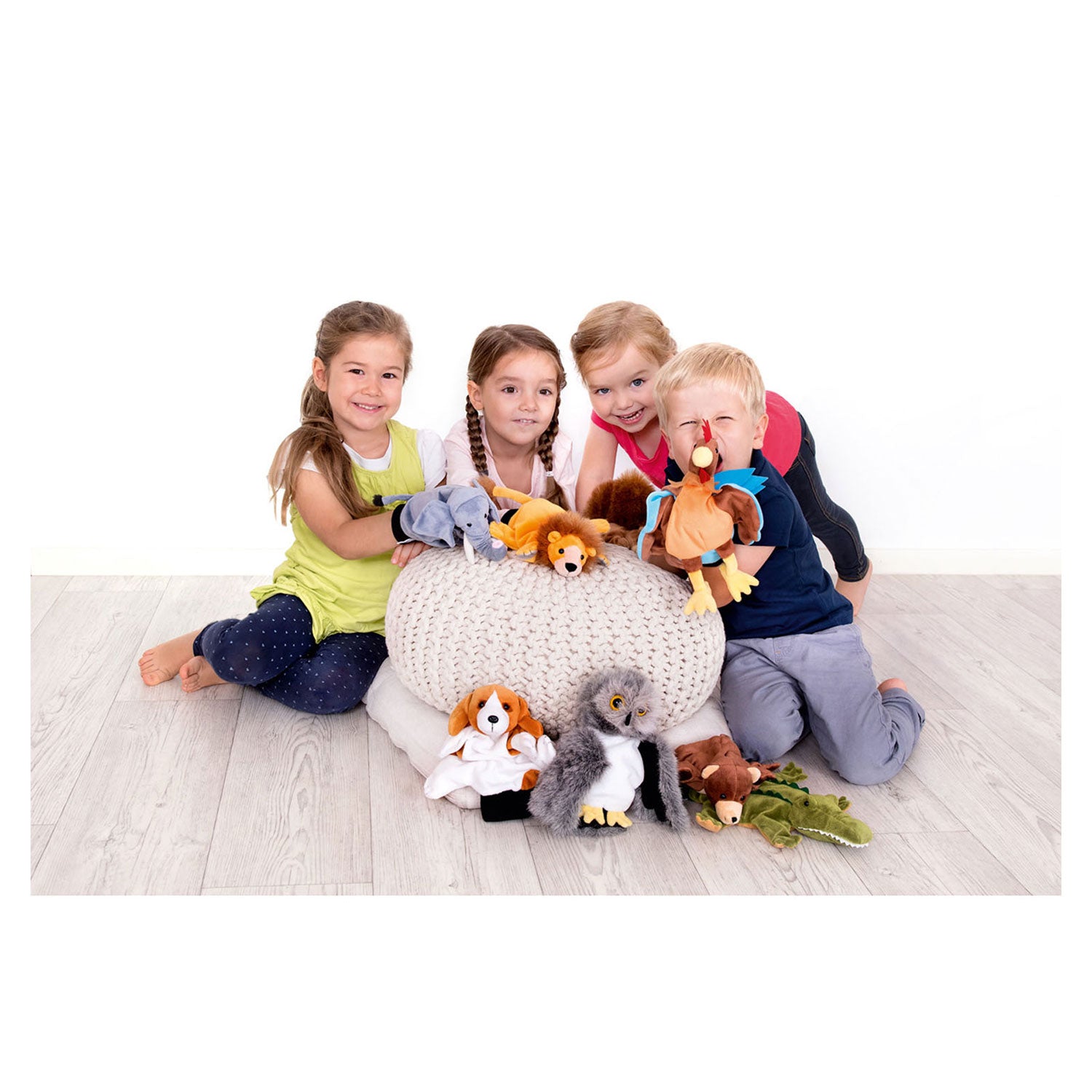 Beleduc Handpuppe Kind Elefant Deluxe