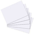 Abi indexkaarten herlitz a7, 175 gram, wit gelinieerd