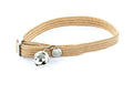 Martin halsband kat elastisch nylon beige
