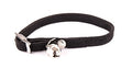 Martin-Halsband für Katzen, elastisch, Nylon, schwarz
