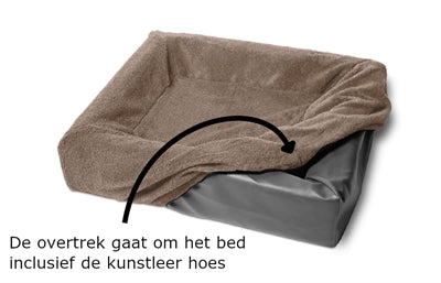 Bia Hundebett-Fleecebezug, taupe