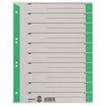 Tabbladen leitz grijs, groen kraft karton a4 100 stuks
