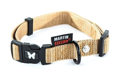 Martin-Halsband, verstellbar, Nylon, beige