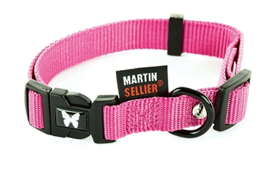 Martin-Halsband, verstellbar, Nylon, rosa