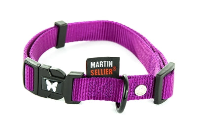 Martin-Halsband, verstellbar, Nylon, lila
