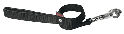 Martin Hundeleine aus einfachem Nylon, schwarz